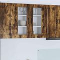 vidaXL Dvierka na umývačku Kalmar Dymová dub 80 x 31 x 80 cm