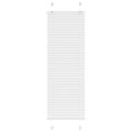 vidaXL plisovaná roleta biela 50x100 cm šírka látky 49,4 cm