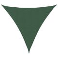 vidaXL Tieniaca plachta, oxford, trojuholníková 5x5x5 m tmavozelená