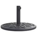 vidaXL Podstavec pod slnečník pre Ø38/48 mm tyče 12 kg kruh
