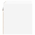vidaXL TV skrinka s LED svetlami biela 30x28,5x30 cm