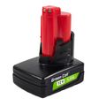 Green Cell PTML12V6 batéria pre Milwaukee M12 B6 4932451395 12V 6Ah
