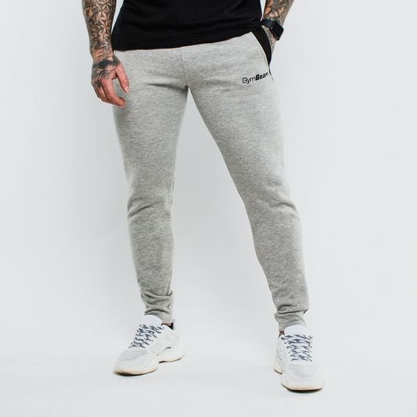 Tepláky Slimfit Grey - GymBeam, veľkosť L