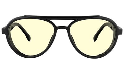 GUNNAR kancelárske/hermé okuliare TALLAC ONYX * jantárové sklá * BLF 65 * GUNNAR focus Okuliare, kancelárske, herné, čierne obrúčky, jantárové sklá, s bočnými štítmi proti svetlu