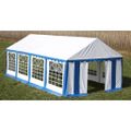 Krytie pre party stan horné a bočné panely 8x4m modro-biely