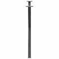 vidaXL Nohy k jedálenskému stolu v tvare X, 2 ks, antracitové, 90 x (72-73) cm, oceľ