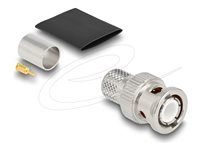 BNC plug for crimping LMR 400 with match