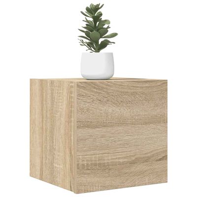 vidaXL Nástenné TV skrinky 2 ks dub sonoma 30,5x30x30 cm