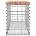 vidaXL Záhradná lavica gabiónový dizajn 103x31,5x42 cm masívny douglas