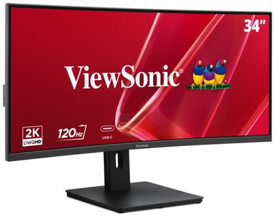 ViewSonic VA3420C-2 34" 21:9, 3440 x 1440, VA zakřivený monitor,120Hz,HDMI,DP,USB,USB-C 96W, speakers,výš. stavitelný Monitor, 34" UWQHD 3440×1440, 120Hz, 1500R, USB-C 96W, KVM, HDR10, VA, výškove nastavitelný, otácení