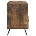 vidaXL TV skrinka Dymový dub 102 x 34,5 x 50 cm Kompozitné drevo