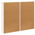 vidaXL CD Skrinka 2 ks Biela 60 x 17 x 92 cm Kompozitné drevo