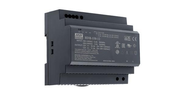MEANWELL - HDR-150-24 - Priemyselný napájací spínaný zdroj 24V 150W na DIN