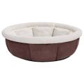 vidaXL Pelech pre psa 70x70x26 cm hnedý