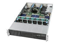 Server - inštalovateľný do racku 2U - 2-smerný - bez CPU - RAM 0 GB - SATA - vymeniteľný za chodu 2,5" zásuvka(y) - bez HDD - Gigabit Ethernet, 10 Gigabit Ethernet - monitor: žiadny