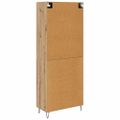 vidaXL Highboard 2 ks Remeselný dub 69,5 x 34 x 180 cm