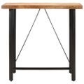 vidaXL Barový stôl 110x55x107 cm masívne mangové drevo a železo