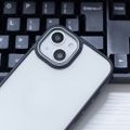 Saténové matné puzdro pre iPhone 15 Plus 6,7" čierne