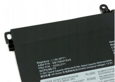 TRX Baterie Enestar L18L3P71 pro notebooky Lenovo ThinkPad P53S T590 - Li-Ion 11,52V 4950mAh 57Wh /neoriginální