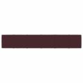 vidaXL Nástenné panely 12 ks fialové 90x15 cm látka 1,62 m²