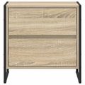 vidaXL Nočný stolík 2 ks Sonoma 50 x 39.5 x 50 cm Kompozitné drevo