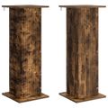 vidaXL Stojan na rastliny 2 ks Dymový dub 30,5 x 30 x 80,5 cm