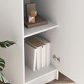 vidaXL Highboard Biela 35 x 39 x 168 cm