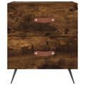 vidaXL Nočné stolíky 2 ks dymový dub 40x35x47,5 cm kompozitné drevo