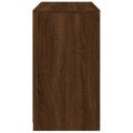 vidaXL Komoda s LED svetlami hnedý dub 60,5x37x67 cm