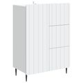 vidaXL Servírovacia skriňa Biela 66 x 34,5 x 91,5 cm Kompozitné drevo
