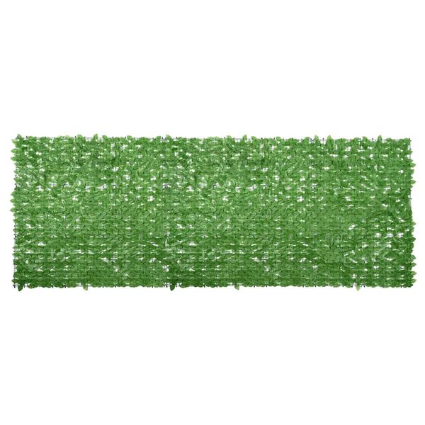 vidaXL Balkónová markíza so zelenými listami 400x150 cm