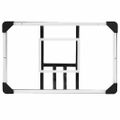 vidaXL Basketbalová doska priehľadná 71x45x2,5 cm polykarbonát