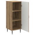 vidaXL Servírovacia skriňa Dub artisan 33 x 34,5 x 89,5 cm