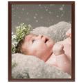 vidaXL Fotorámiky na stôl, koláž 5 ks, tmavočervené 21x29,7 cm
