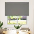 vidaXL roleta Blackout sivá 130x175 cm Šírka látky 126,6cm Polyester