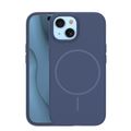 Puzdro Silicone Thin Mag pre iPhone 14 6,1" tmavomodré