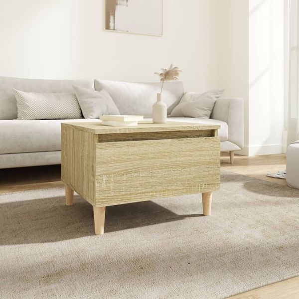 vidaXL Bočný stolík dub sonoma 50x46x35 cm spracované drevo