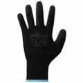 vidaXL Pracovné rukavice 24 ks Čierna 9 / l Polyester