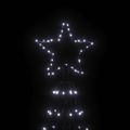 vidaXL Vianočný stromček kužeľ studený biely 1400 LED 160x500 cm