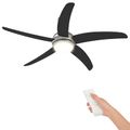 vidaXL Stropný ventilátor s osvetlením a diaľkovým ovládaním Ø 130 cm