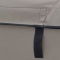 vidaXL Strieška Bimini s 3 oblúkmi a stenami 183x(185-198)x137 cm
