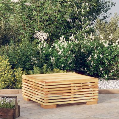 vidaXL Záhradný konferenčný stolík 69,5x69,5x31 cm masívne teak