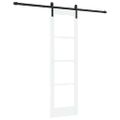 vidaXL Posuvné dvere ORKDAL Biela a čierna 61 x 198,5 cm
