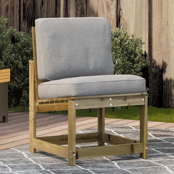 vidaXL Záhradná stolička 50,5x55x77 cm impregnovaná borovica