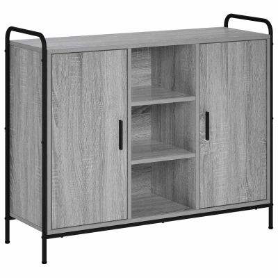 vidaXL Servírovacia skriňa Sivý Sonoma 97 x 33 x 81 cm