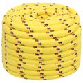 vidaXL Lodné lano žlté 20 mm 100 m polypropylén
