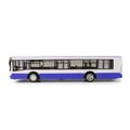 Autobus ktorý hlási zastávky česky 28 cm modrý