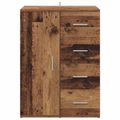 vidaXL Servírovacia skriňa Staré drevo 59 x 39 x 80 cm