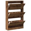 vidaXL Skriňa na topánky 80 x 21 x 125,5 cm Kompozitné drevo