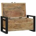 vidaXL Úložné truhlice Hnedá 60 x 30 x 30 cm Mangový masív